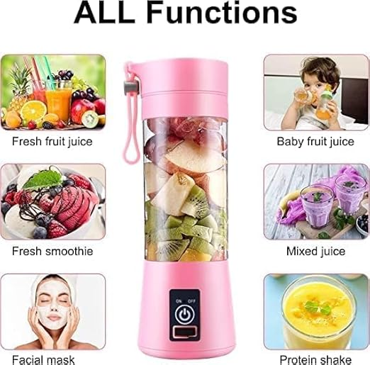 Multi-Purpose Portable USB Electric Juicer 6-Blades