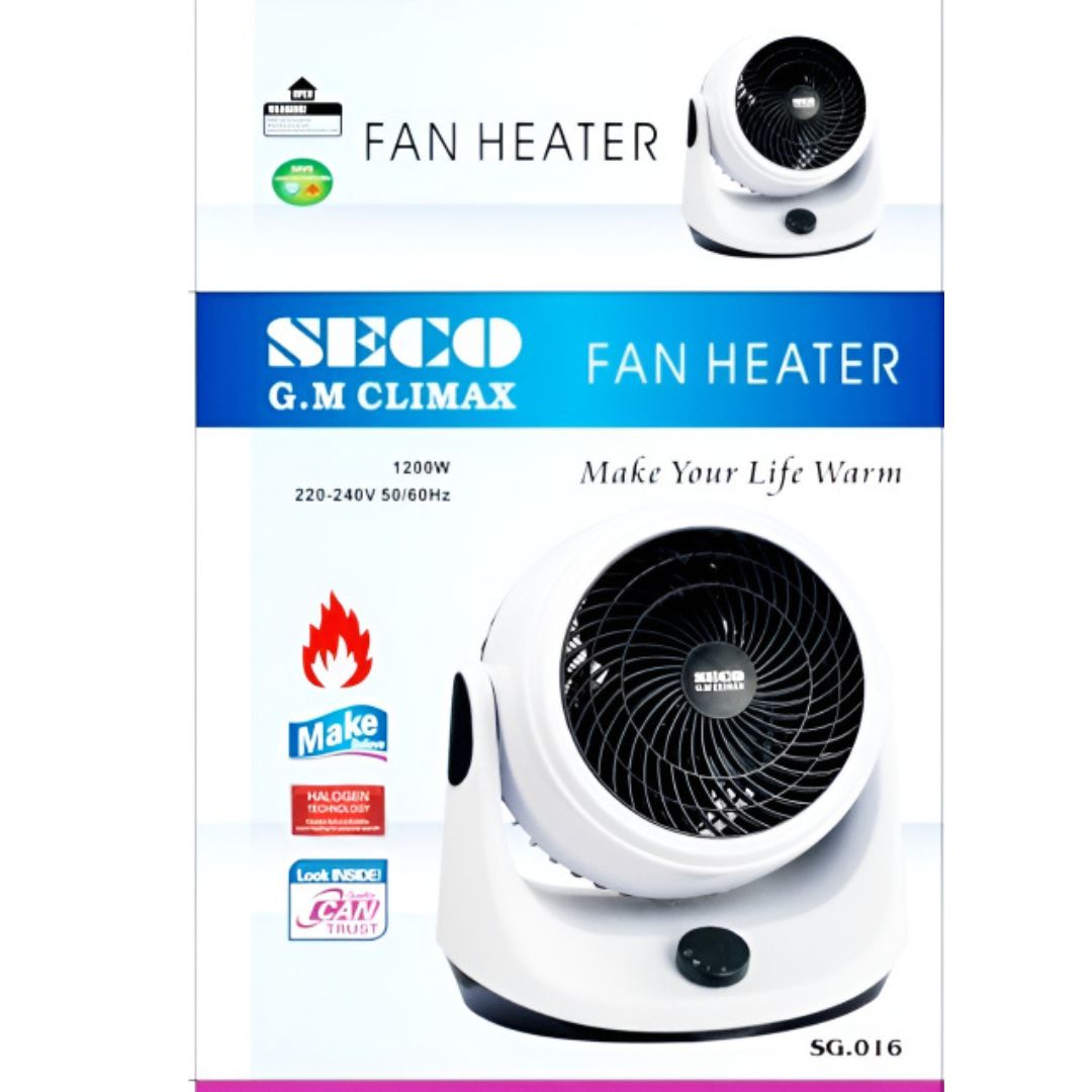 SECO Electric Fan Heater SG.016 | 1200W Heating Technology