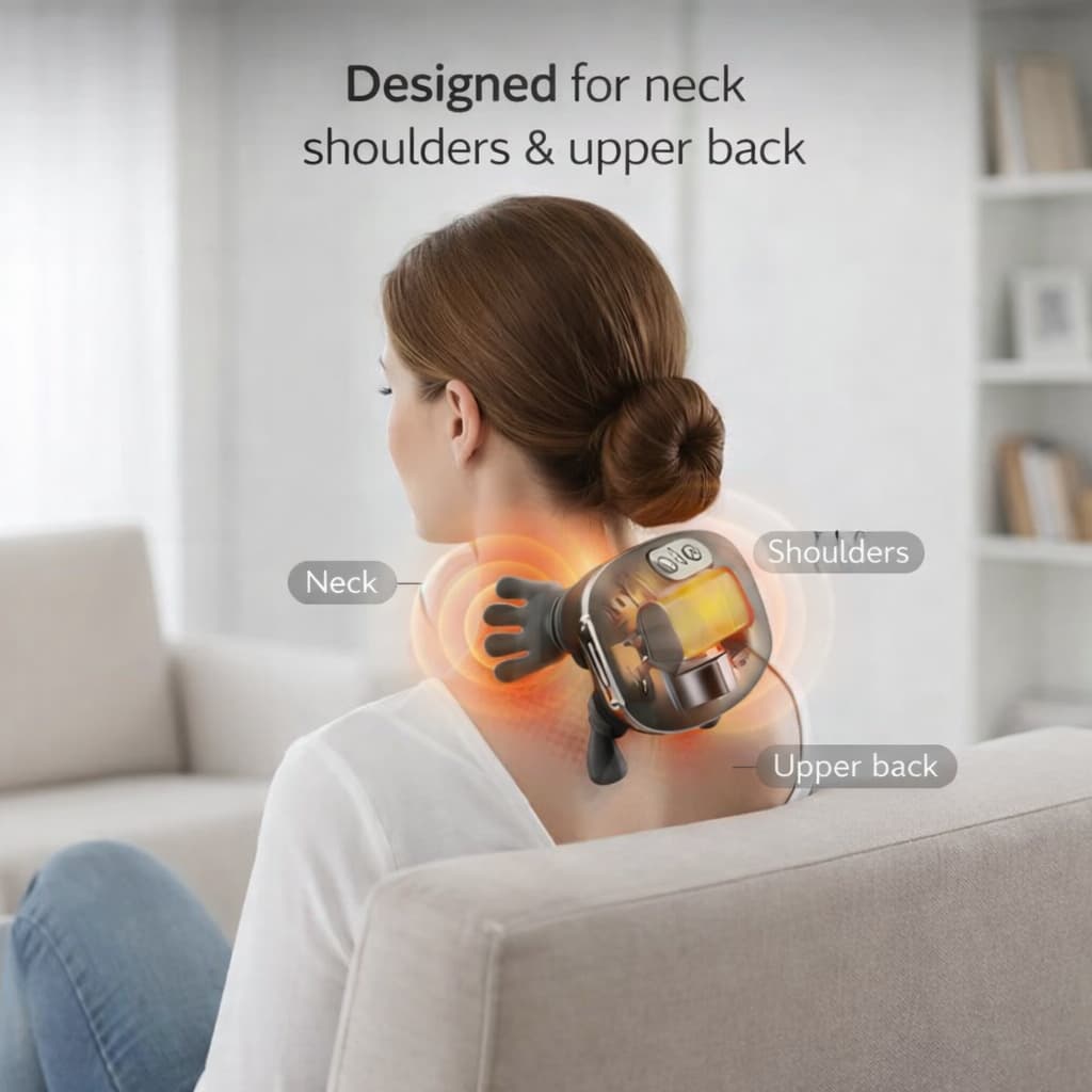 Bionic Heated Neck And Shoulder Portable Massager