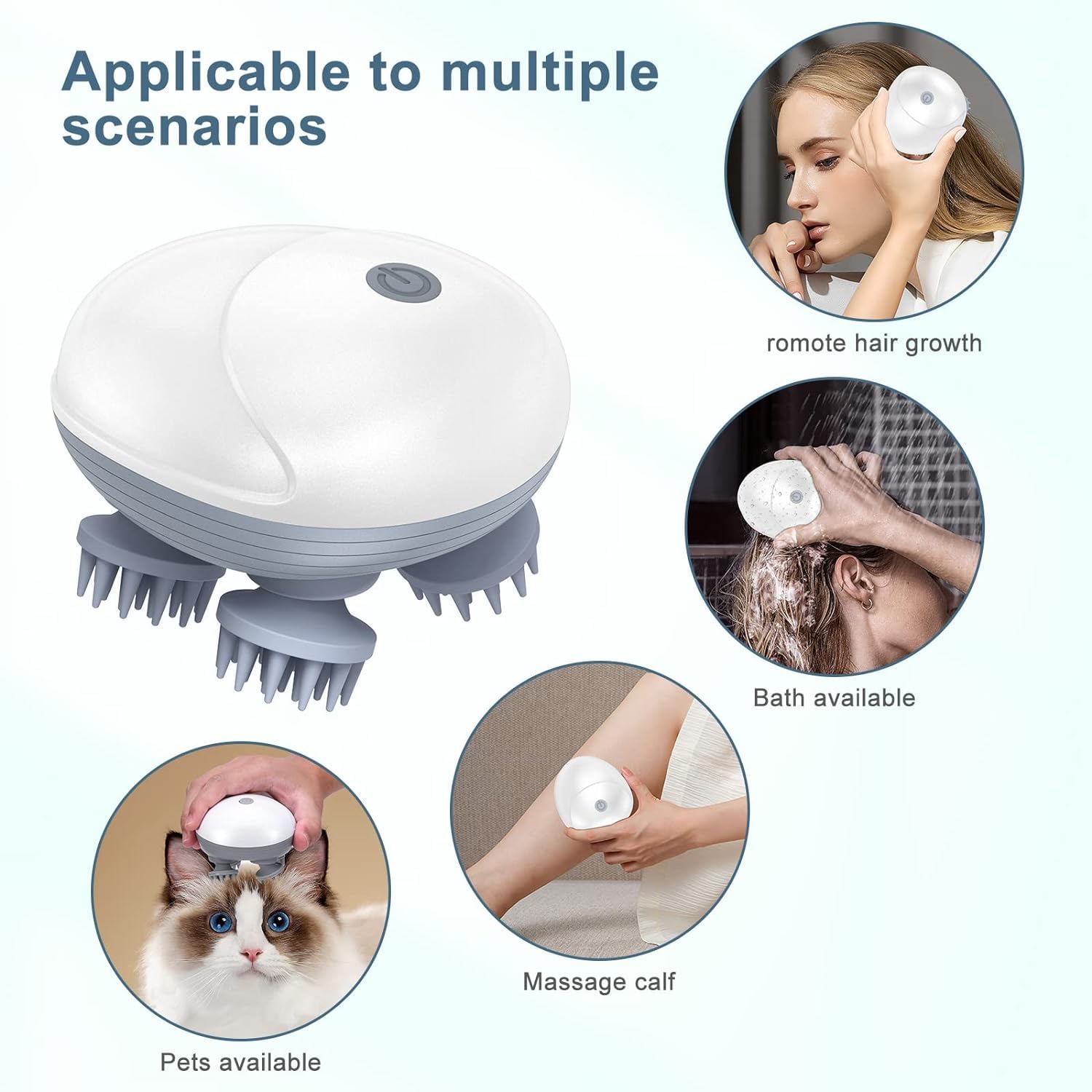 Electric Scalp Head Massager
