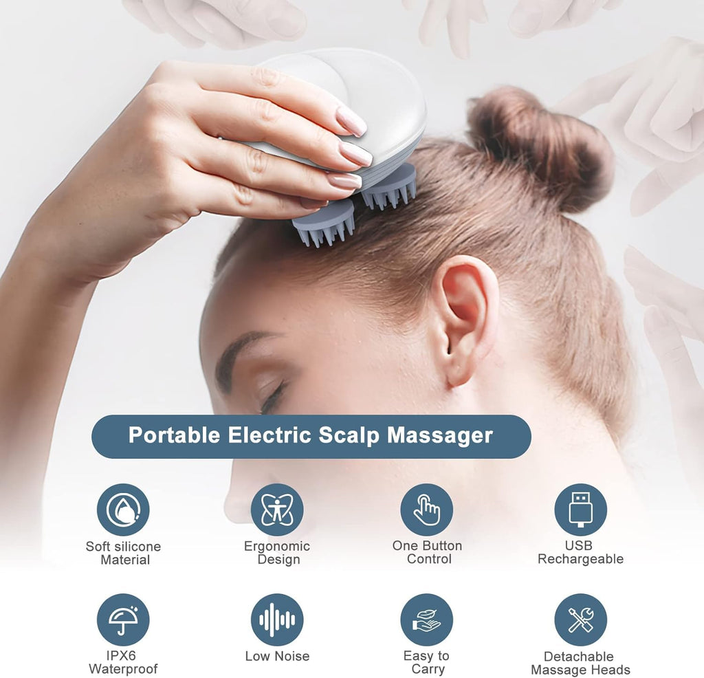 Electric Scalp Head Massager