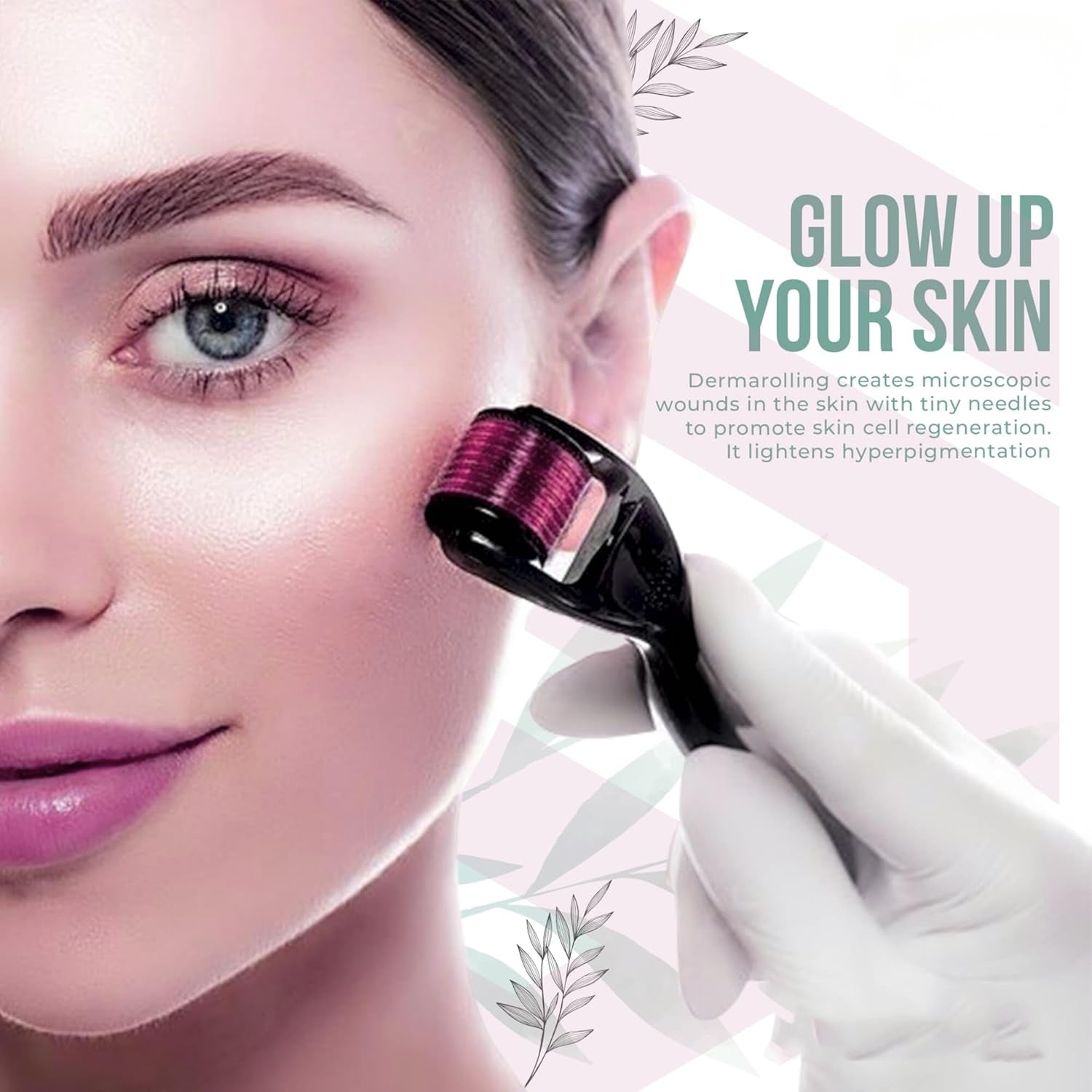 Derma Roller 0.5mm For Hair Growth Men And Women