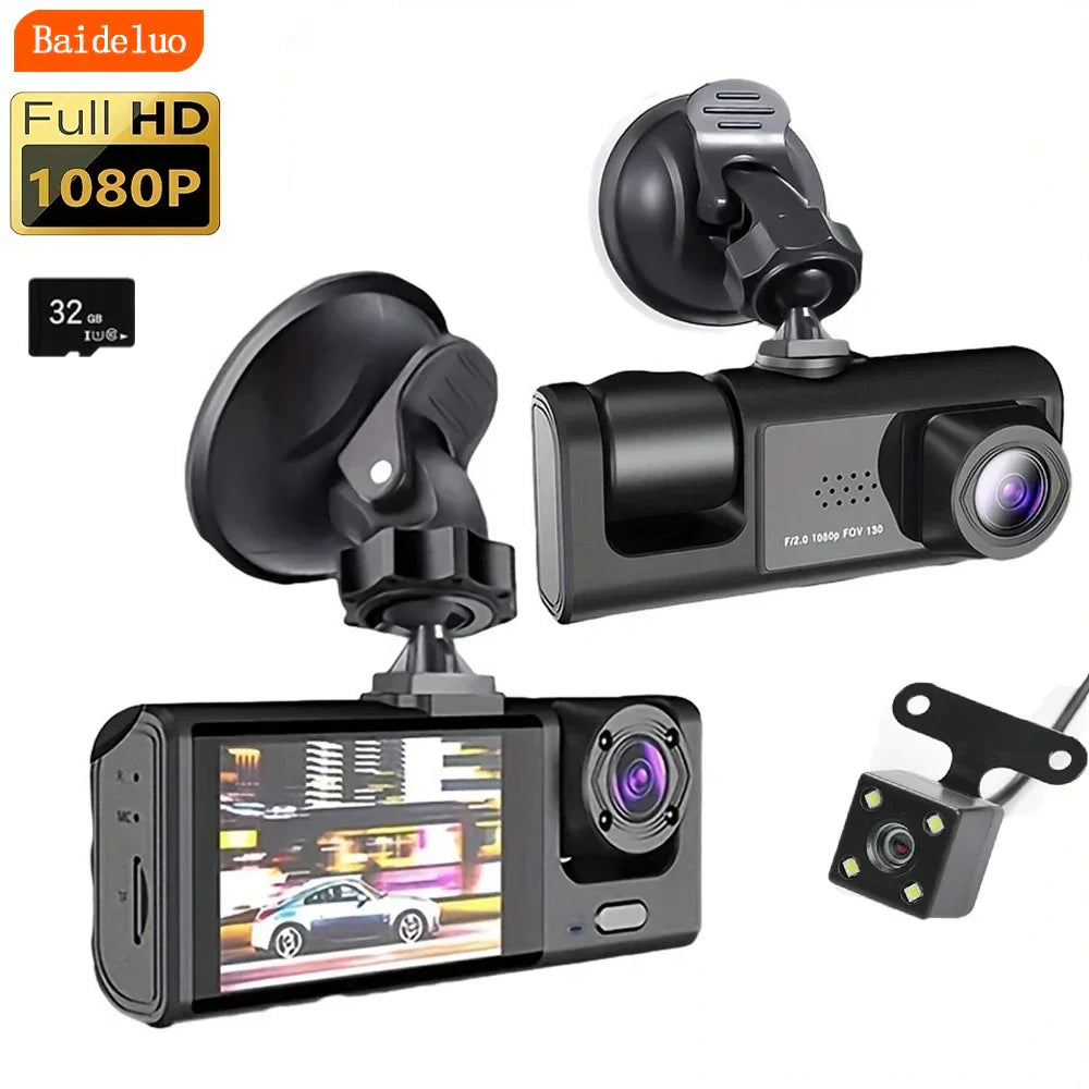 Dash Front Rear Camera with  Loop Recording