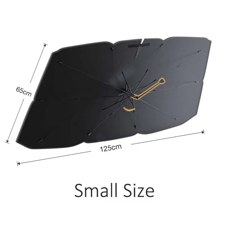 HELLOLEIBOO Foldable Car Sunshade Umbrella for Ultimate Heat and UV Protection