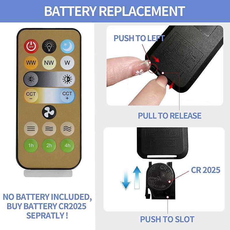 Socket Fan Ceiling with Light, Screw into Any Light Socket, with Remote Control