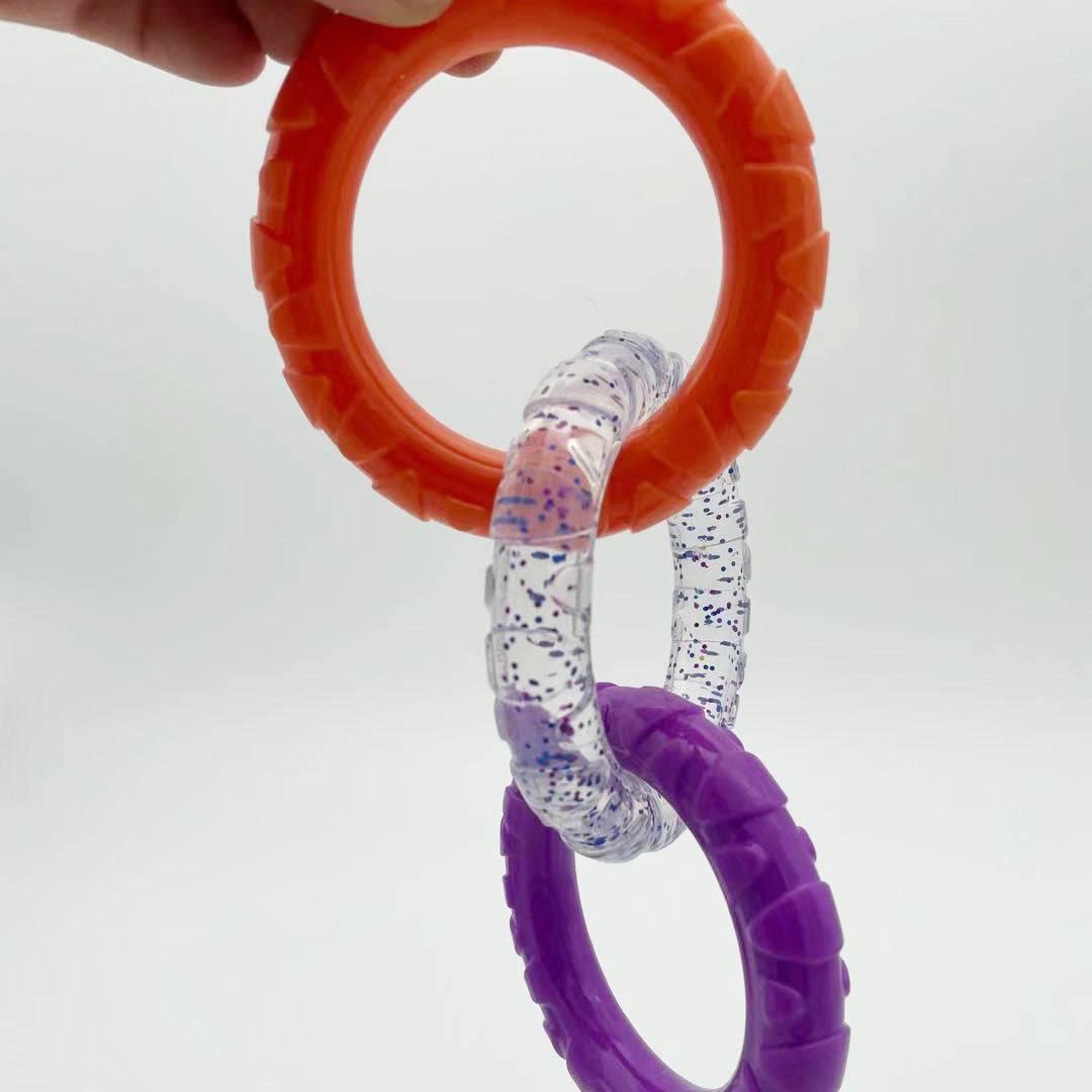 Triple Ring Chew Toy – Tug, Pull, and Bond with Your Pup!