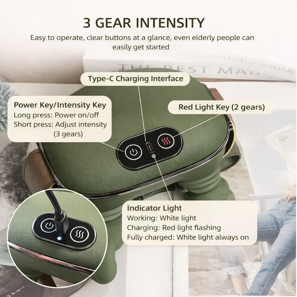 Bionic Heated Neck And Shoulder Portable Massager