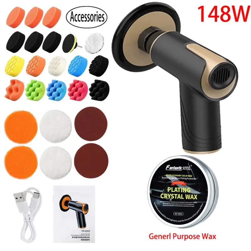 Wireless 148W Car Polisher & Repair Tool